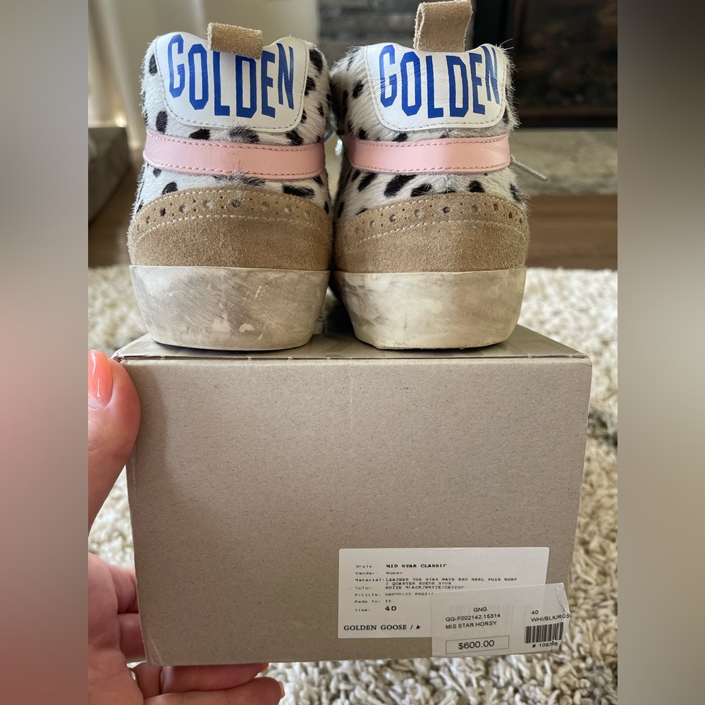 Authentic golden goose midstars size 40